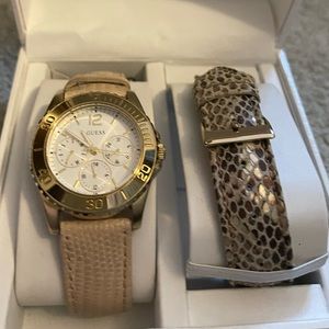 Guess watch 2 piece set